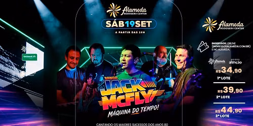 BANDA JACK MCFLY M\u00c1QUINA DO TEMPO