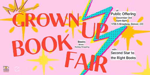 Grown-Up Book Fair @ Public Offering