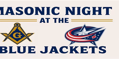 Masonic Night at the Blue Jackets