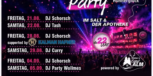\ud83c\udf89 Oechslefest Aftershow Party \u2013 Samstag, 29.08. | DJ Curry