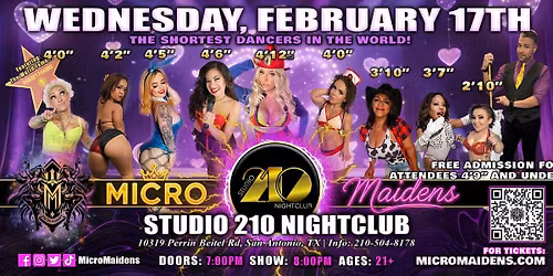 San Antonio, TX - Micro Maidens: The Show @ Studio 210