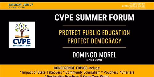 CVPE Summer Forum