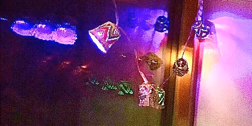 Nespresso Christmas lights