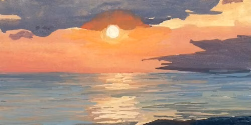 Sunset on the Water - Alcohol Ink Class