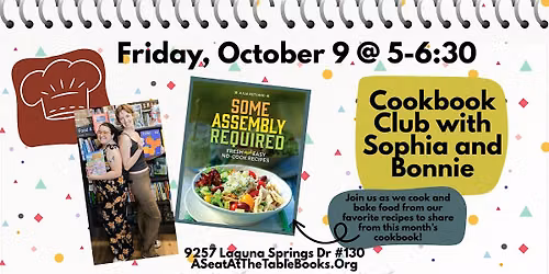 Cook the Book Club w\/ Sophia and Bonnie