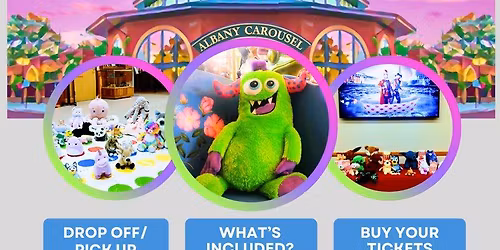 Stuffie Sleepover at the Carousel!