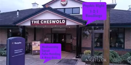 Psychic Nights One To One Readings At The Brewers Fayre Cheswold Doncaster 21\/04\/2026