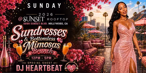 sundresses aned bottomless mimosas brunch - pretty in pink edition