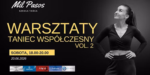 TANIEC WSP\u00d3\u0141CZECNY VOL. 2 - ZAJ\u0118CIA SPECJALNE - OD PODSTAW - SOBOTA 20.06.26 - 18:00-20:00