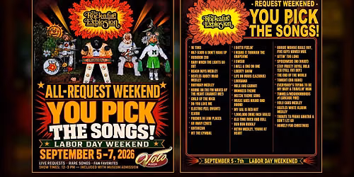 Rock-afire Request Weekened!