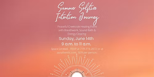 Summer Solstice Healing Event
