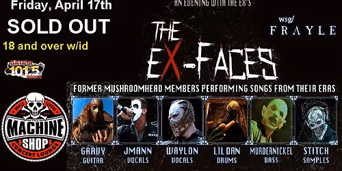 THE EX-FACES SET ONE SOLD OUT