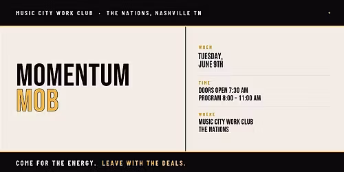 Momentum Mob: 3 Hour Sales Sprint