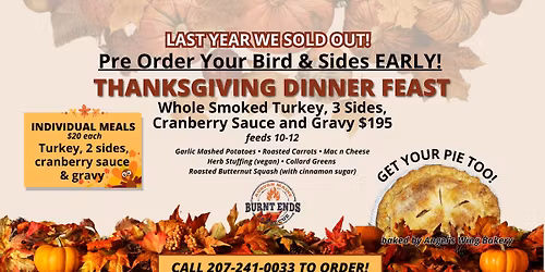 Thanksgiving Dinner Feast PREORDER