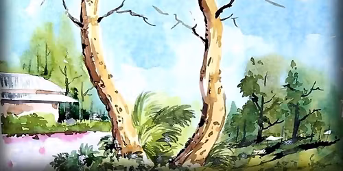 Painting Natural Landscapes with Watercolors