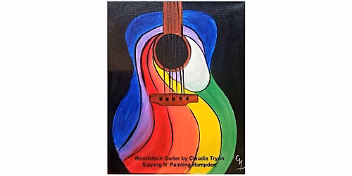 Woodstock Guitar   Wed.  Sept.  2nd  10:00am $35