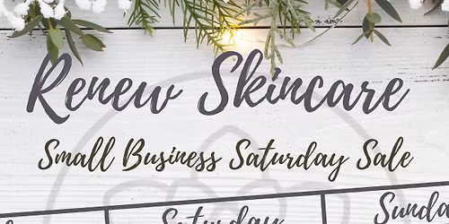 Small Business Saturday Sale