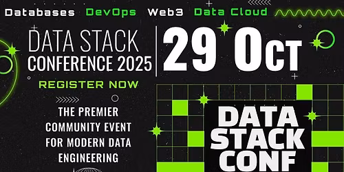Data Stack Conf - The Community Event for Modern Data Engineering
