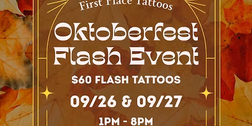 Oktoberfest Flash Tattoo Event! \u2728