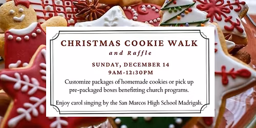 5th Annual Christmas Cookie Walk