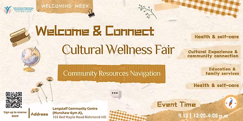 Welcome & Connect | Cultural Wellness Fair