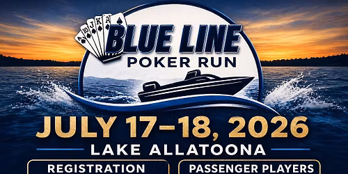 Blue Line Poker Run on Lake Allatoona
