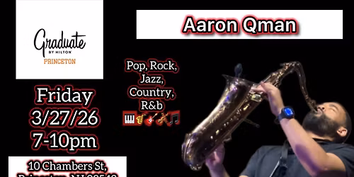 Qman Live March Show At Graduate By Hilton Princeton!