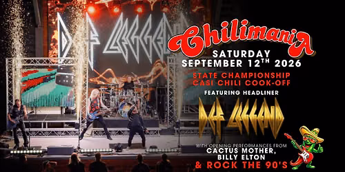 Chilimania 2026: Def Leggend Headlines a Full Day of Music, Chili & Community