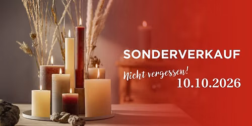 WIEDEMANN KERZEN - SONDERVERKAUF