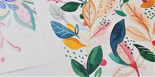 Watercolor Flower Pattern Workshop Lisbon