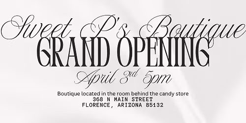 Sweet P\u2019s Boutique Grand Opening