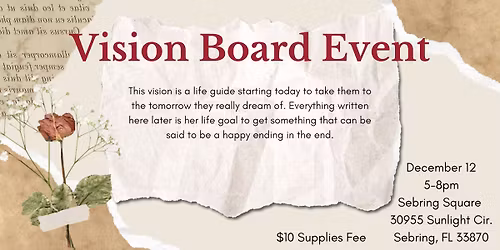 Vision Board Event