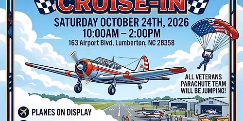 Lumberton Regional Airport\u2019s 4th Annual Fly-In & Cruise-In