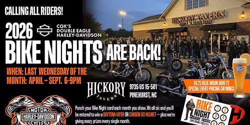 Double Eagle Bike Night | Round 1 of 6 | Hickory Tavern