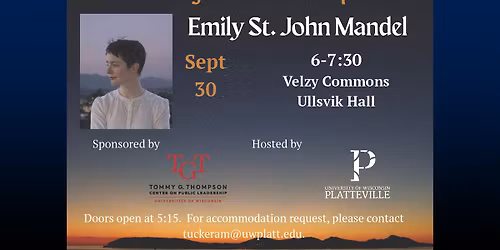 Emily St. John Mandel at Sydney Goldstein Theater