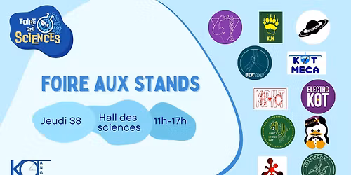 Foire aux Stands de la Foire des Sciences \u269b\ufe0f