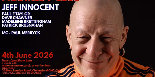 AComedy Club Chelmsford Thursday 4th June 2026