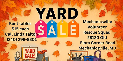 MVRSA Yard Sale 