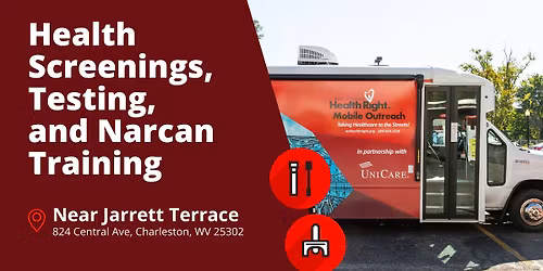 Health Screenings, Testing, and Narcan Training Near the Jarrett Terrace Apartments