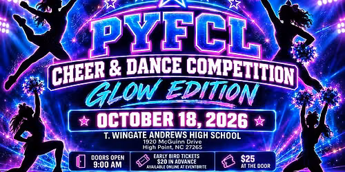 PYFCL Cheer & Dance Competition: Glow Edition