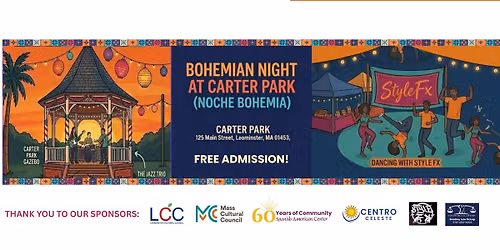 Bohemian Night (Noche Bohemia) is back at the Carter Park gazebo.