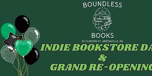 Indie Bookstore Day and Grand Re-Opening