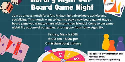 Library Night Out: Board Game Night