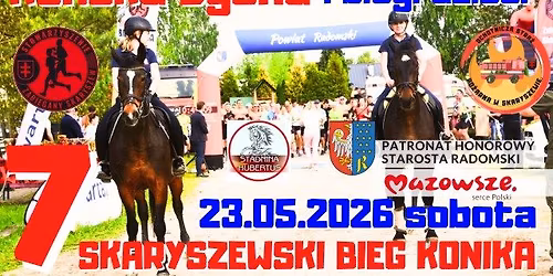 VII SKARYSZEWSKI BIEG KONIKA \ud83d\udc0e KO\u0143SKA DYCHA i biegi dzieci