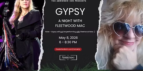 Gypsy - "A Night with Fleetwood Mac",  Indoor Concert!
