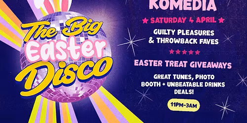 \ud83e\udea9THE BIG EASTER DISCO - THROWBACKS AND GULTY PLEASURES\ud83e\udea9
