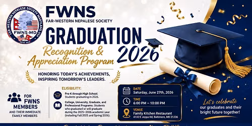 FWNS Graduation Recognition & Appreciation Program 2026