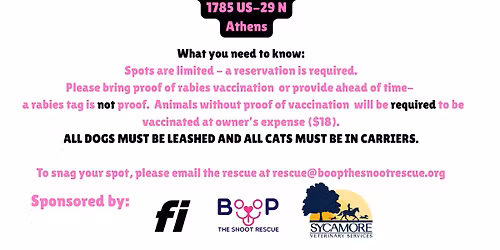 Vaccine and Free Microchip Clinic