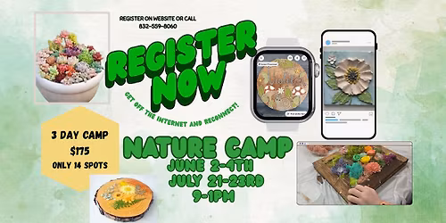 Summertime camp *Nature Camp