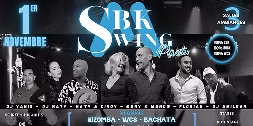 Soir\u00e9e SBK SWING Party - Samedi 1er novembre \ud83d\udc83